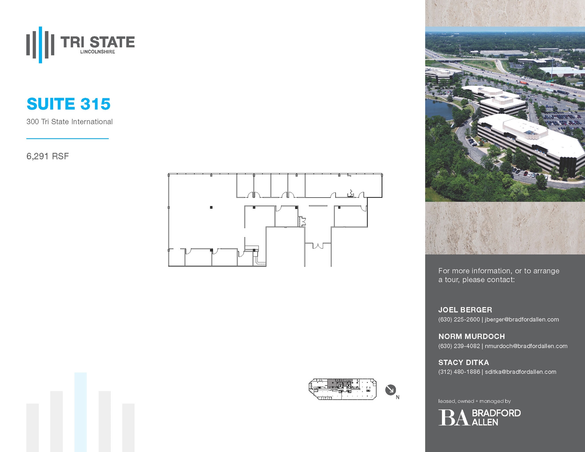 300 Tri State International, Lincolnshire, IL for lease Floor Plan- Image 1 of 1