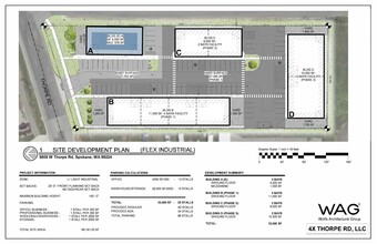 5807 Thorpe, Spokane, WA à louer Plan de site- Image 2 de 2