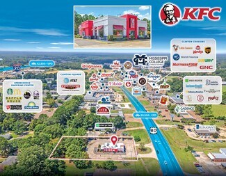 More details for 442 Us-80, Clinton, MS - Retail for Sale