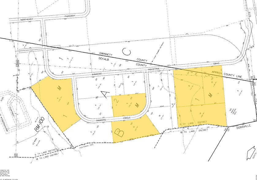 4400 Bankers Cir, Atlanta, GA à louer - Plan cadastral - Image 2 de 2