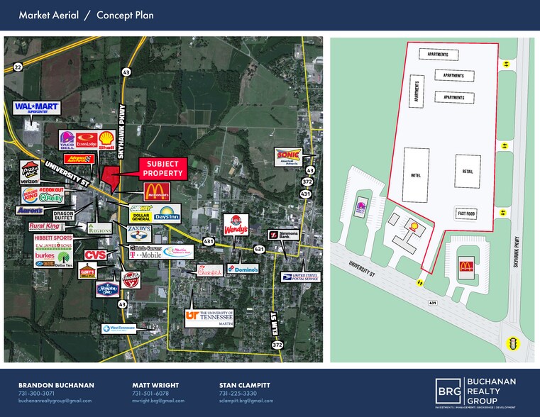 833 University St, Martin, TN à vendre - Photo du bâtiment - Image 2 de 17