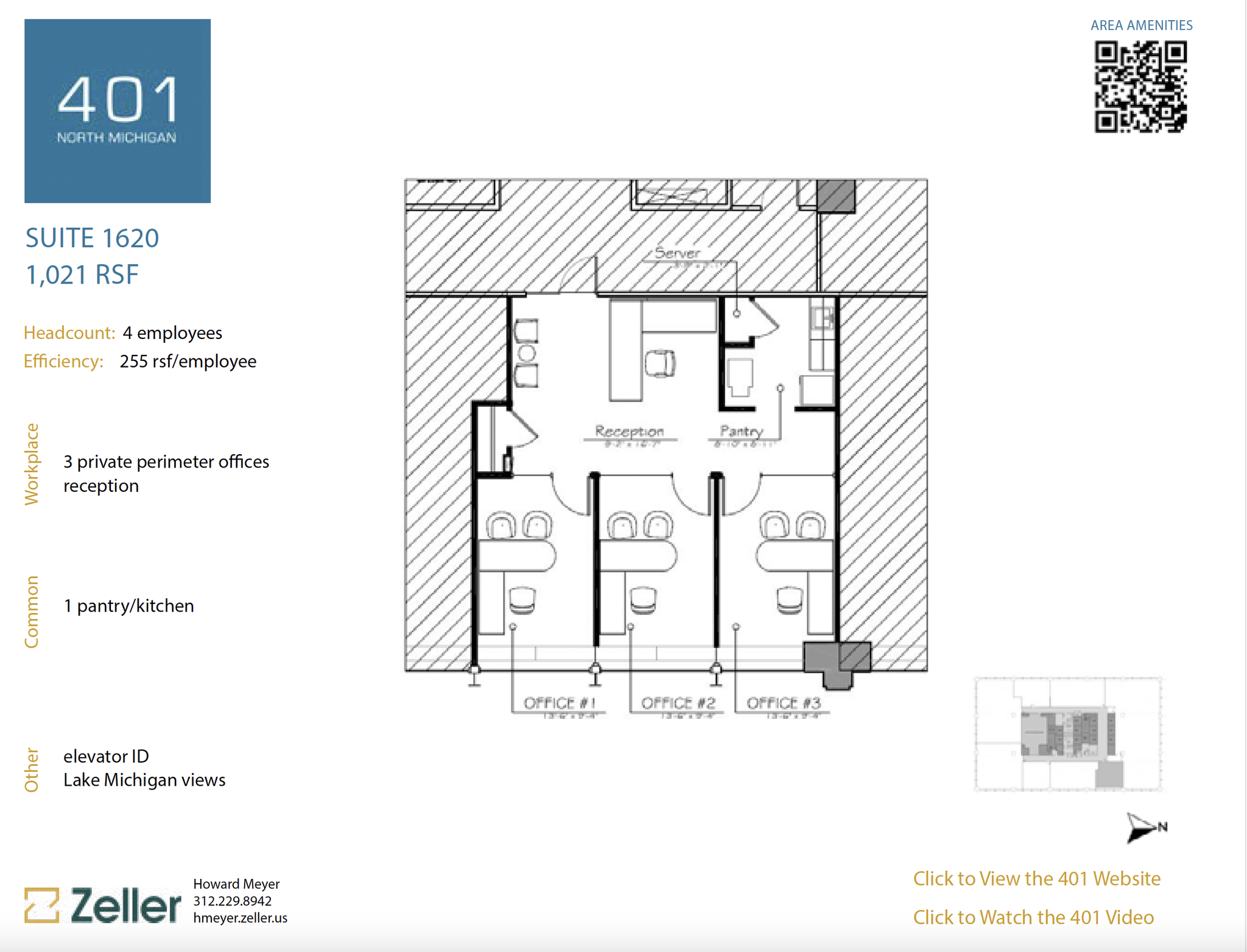 401 N Michigan Ave, Chicago, IL for lease Floor Plan- Image 1 of 1