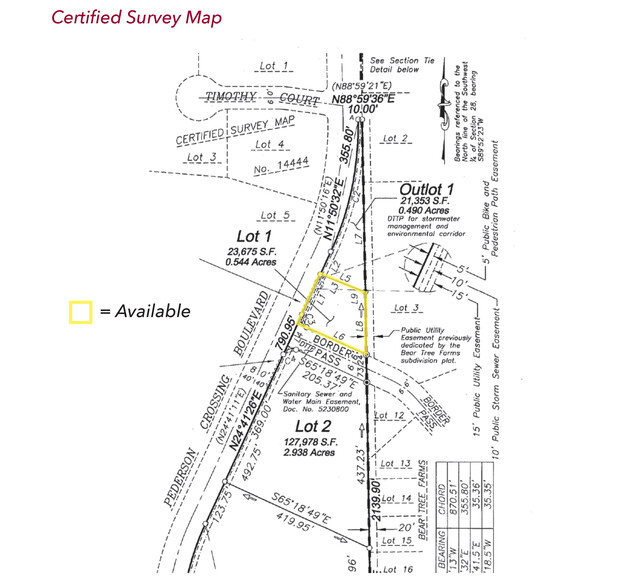 0 Windsor Rd, Deforest, WI à vendre - Plan de site - Image 2 de 3