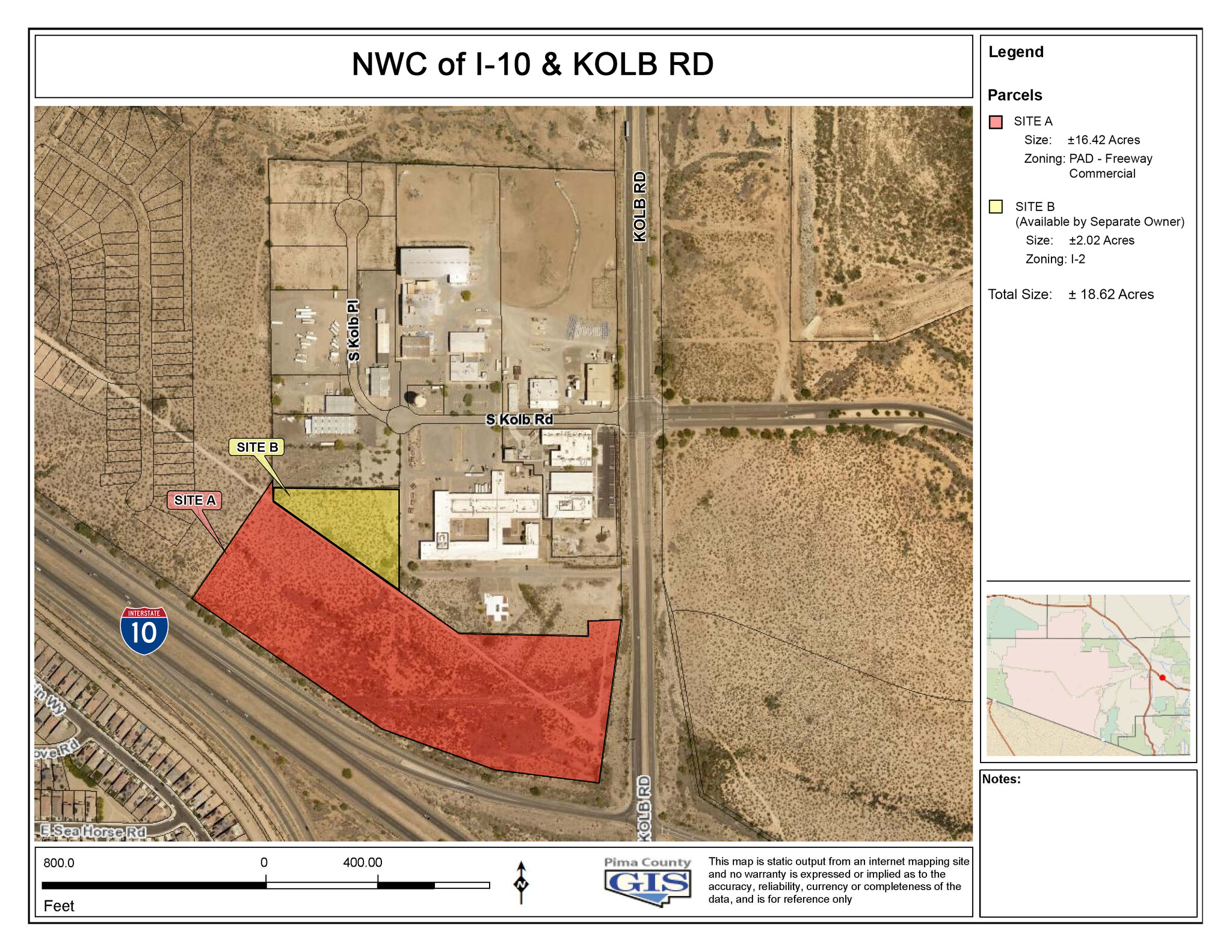 NWC Kolb & I-10, Tucson, AZ à vendre A rien- Image 1 de 7