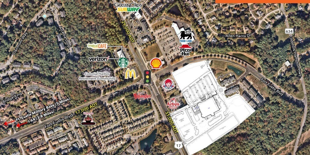 TBD Fort Eutis Blvd, Yorktown, VA for lease Building Photo- Image 1 of 2