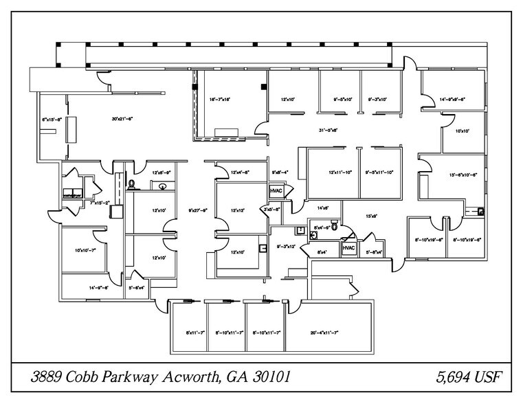 3889 Cobb Pky NW, Acworth, GA à vendre - Photo du bâtiment - Image 2 de 9