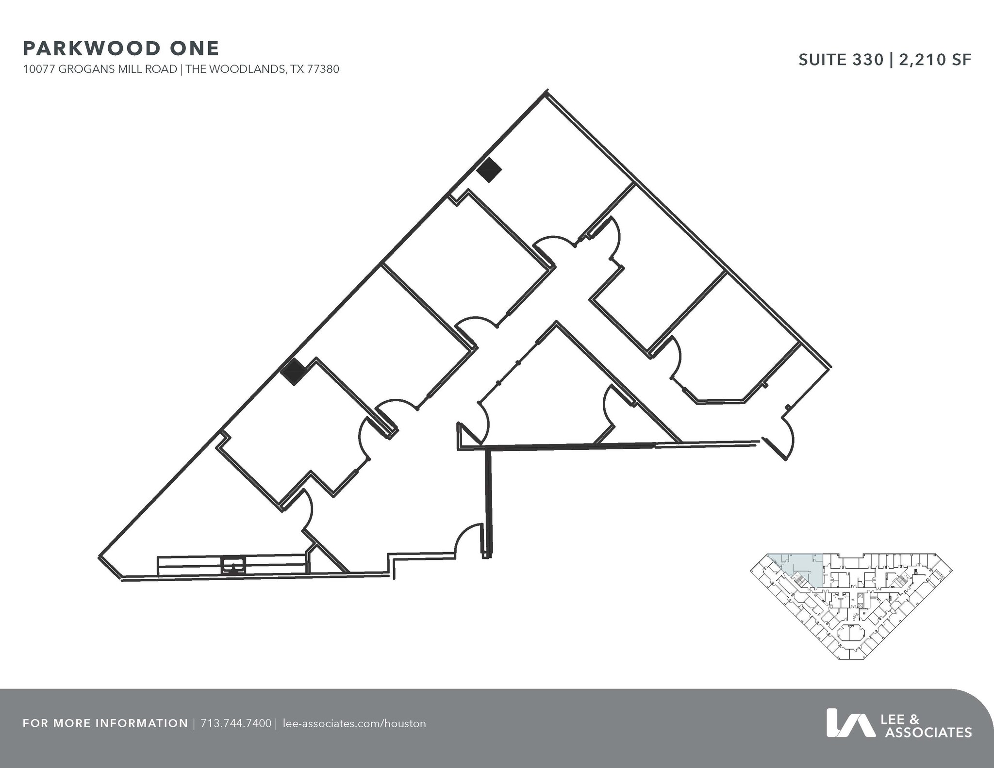 10077 Grogans Mill Rd, The Woodlands, TX à louer Plan d  tage- Image 1 de 2