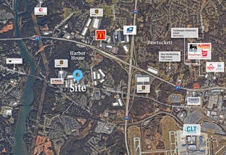 8808 Wilkinson Blvd, Charlotte, NC - AERIAL  map view