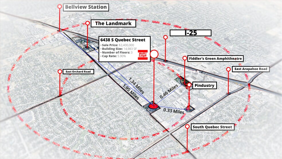 6438-6444 S Quebec St, Centennial, CO à vendre - Plan de site - Image 2 de 51