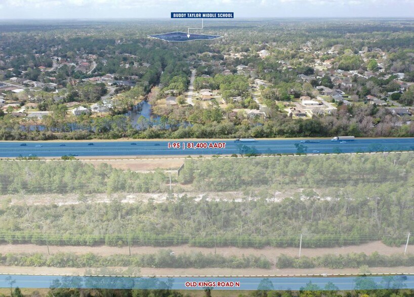 1030 Old Kings N rd, Palm Coast, FL for sale - Aerial - Image 2 of 9