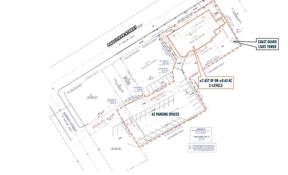 244 Radcliffe St, Bristol, PA à vendre - Plan de site - Image 2 de 3