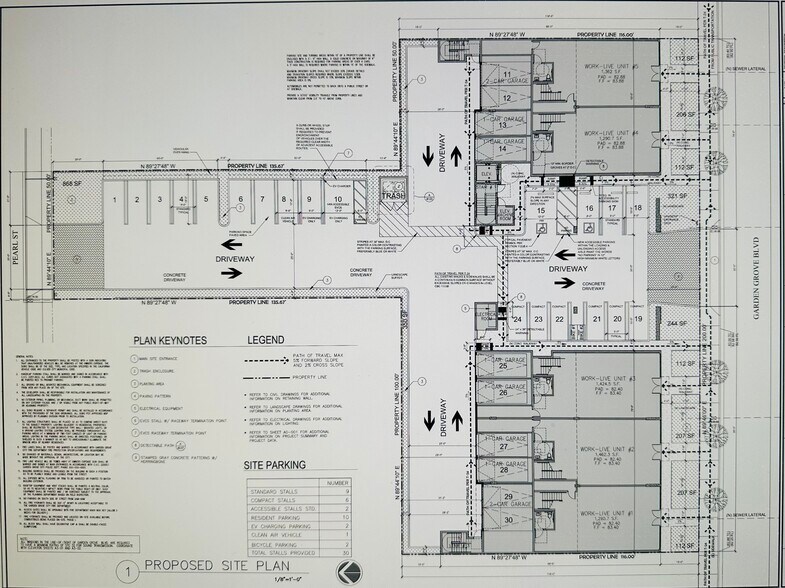 10641-10661 Garden Grove Blvd, Garden Grove, CA à vendre - Plan de site - Image 2 de 3
