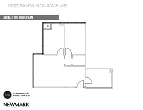 11022 Santa Monica Blvd, Los Angeles, CA for lease Floor Plan- Image 1 of 7