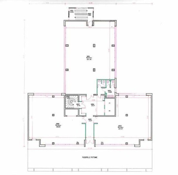 Office in Lyon for lease - Floor Plan - Image 3 of 5
