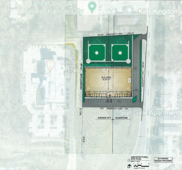 6906 N Broadway St, Kansas City, MO à vendre - Plan de site - Image 1 de 2