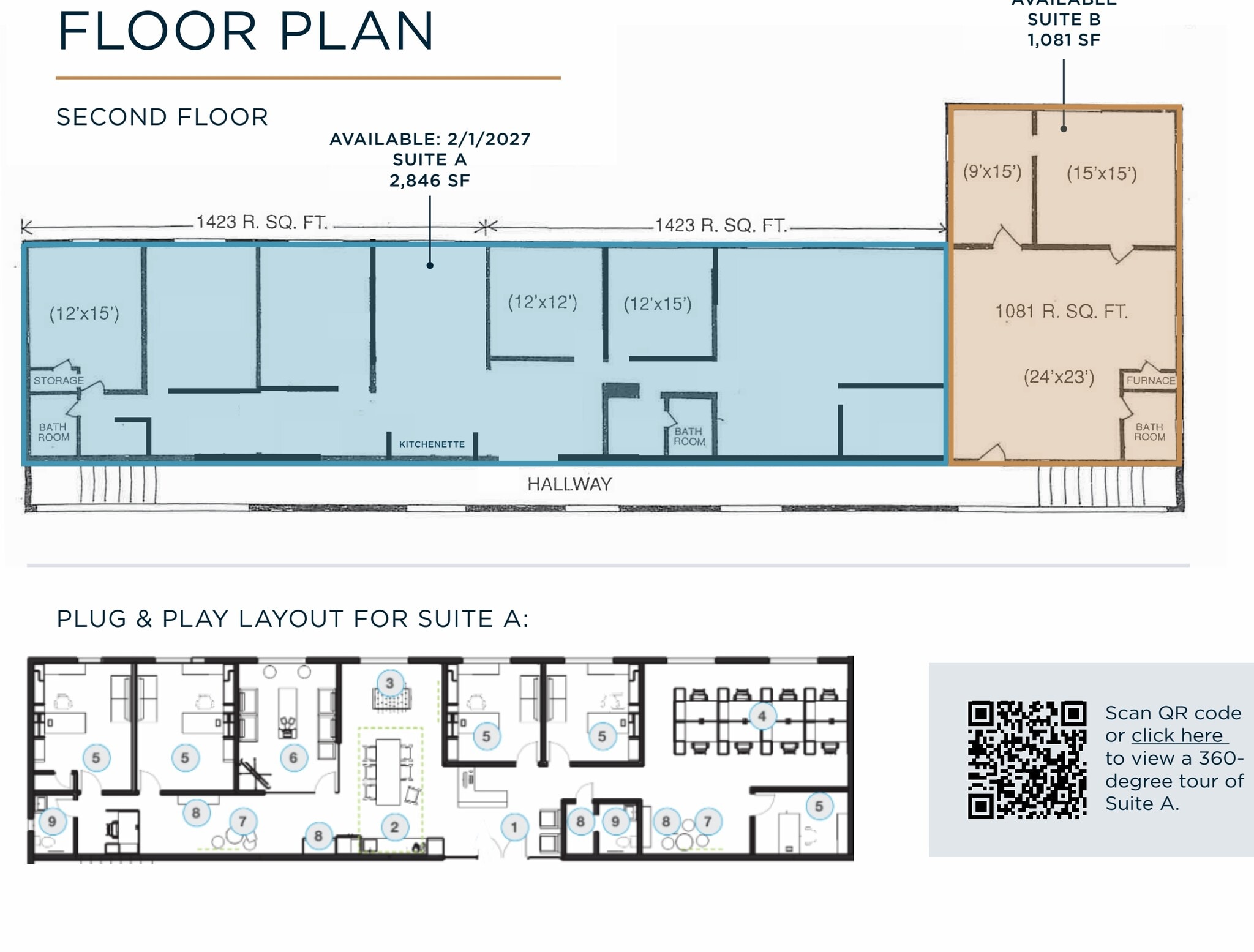 2140 Riverside Dr, Columbus, OH à louer Plan d’étage- Image 1 de 1
