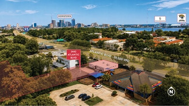 2442 Atlantic Blvd, Jacksonville, FL - Aerial map view