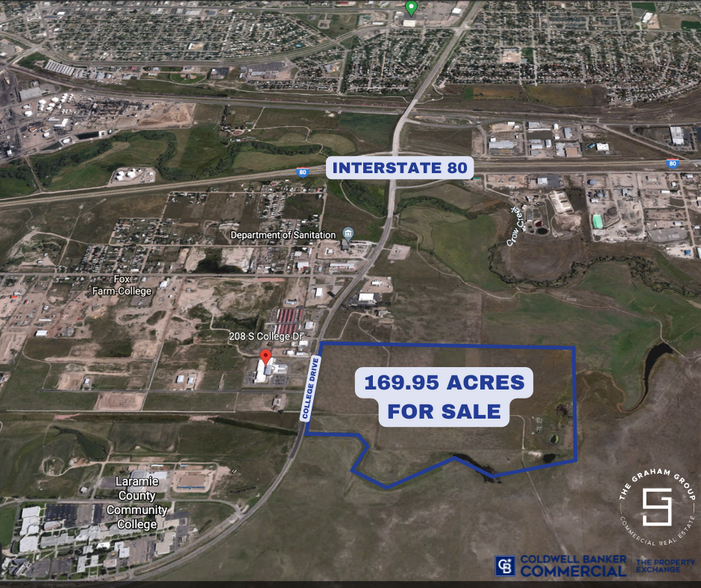 TBD South College, Cheyenne, WY for sale - Aerial - Image 1 of 3