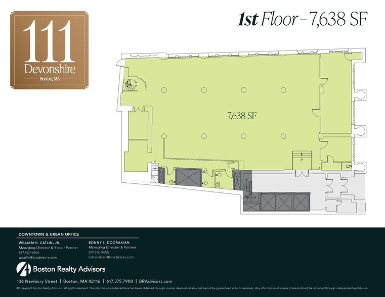 111 Devonshire St, Boston, MA à louer - Plan d’étage - Image 2 de 11