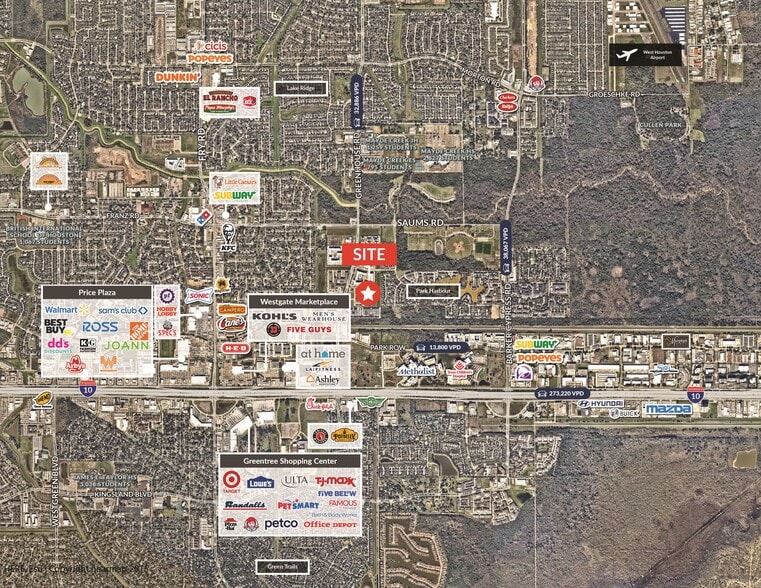 2222 Greenhouse Rd, Houston, TX à vendre - Aérien - Image 2 de 2