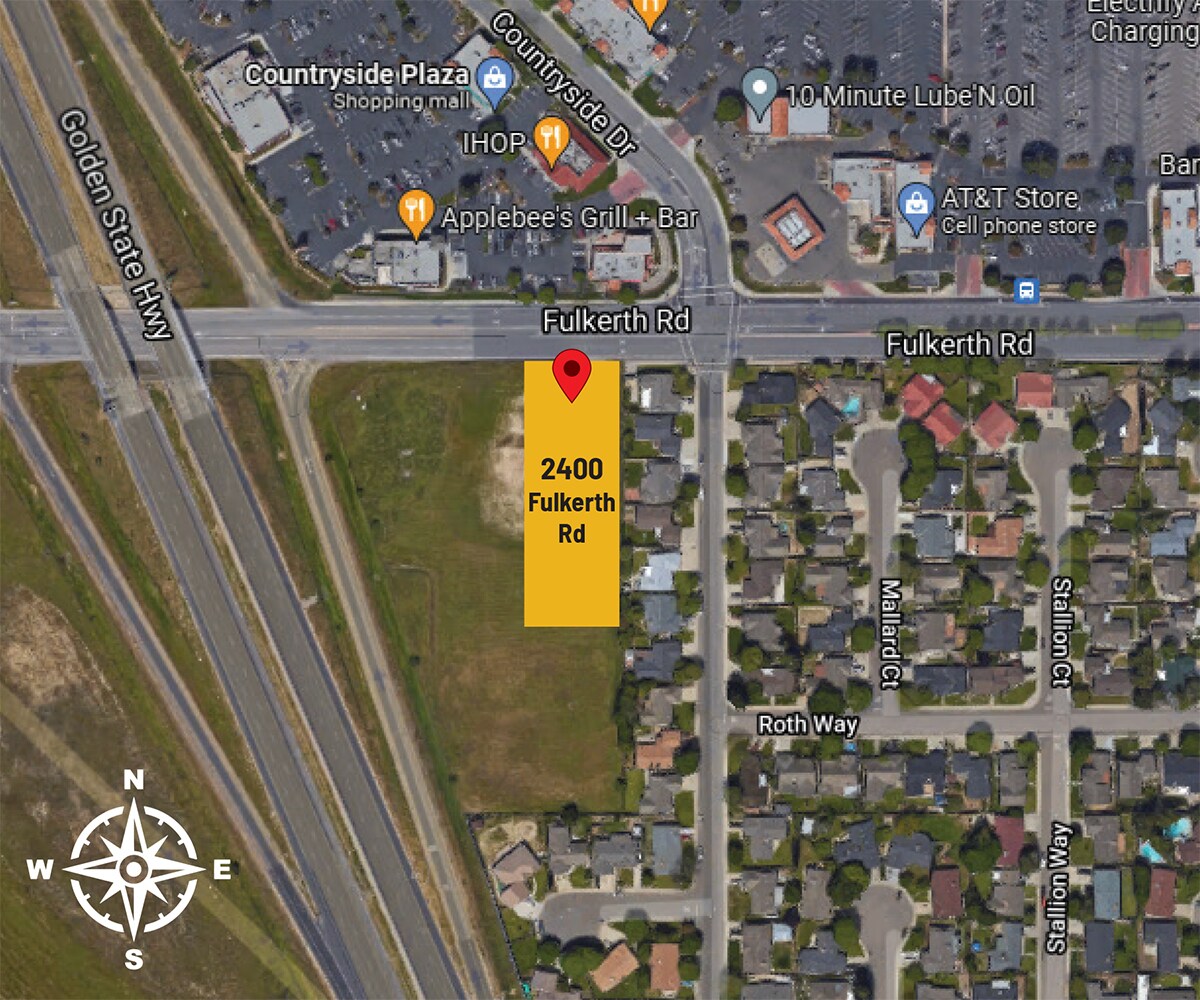 2400 Fulkerth Rd, Turlock, CA à vendre Aérien- Image 1 de 3