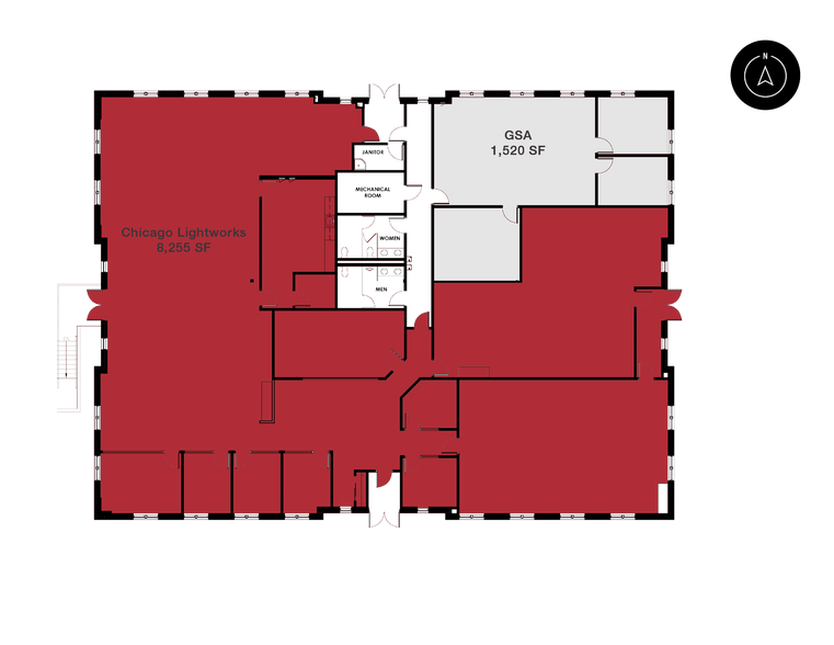 505 Warrenville Rd, Lisle, IL à vendre - Plan d  tage - Image 2 de 9