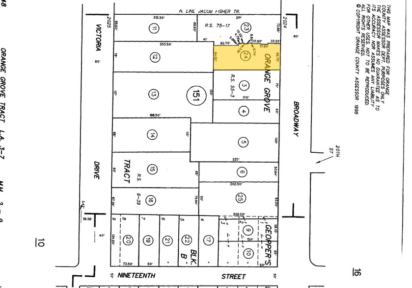 2020 N Broadway, Santa Ana, CA à vendre - Plan cadastral - Image 2 de 26