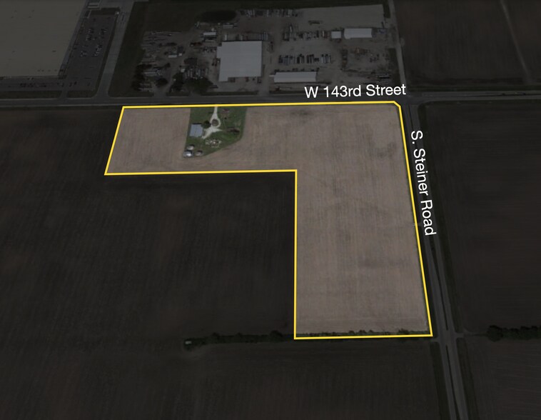 143 & S Steiner Rd, Plainfield, IL à vendre - Aérien - Image 3 de 5