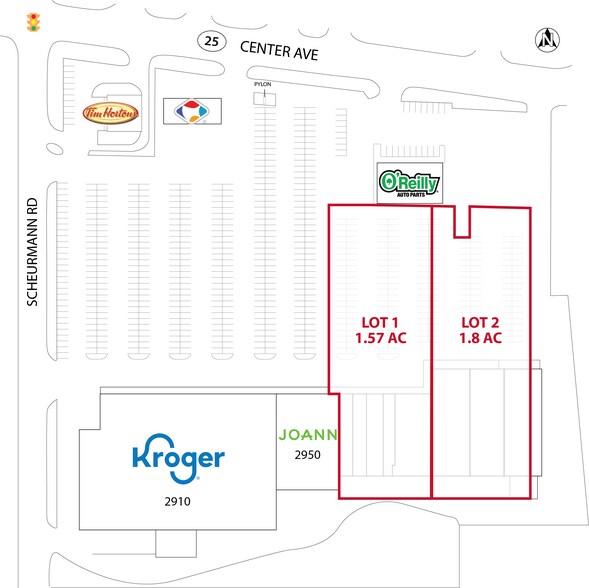 2960 Center Ave, Essexville, MI for lease - Site Plan - Image 3 of 4