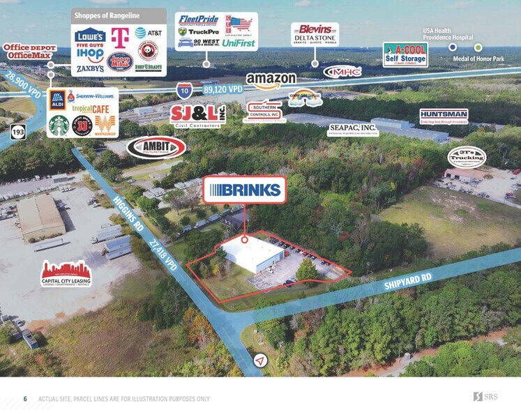 4684 Shipyard Rd, Mobile, AL à vendre - Aérien - Image 2 de 4