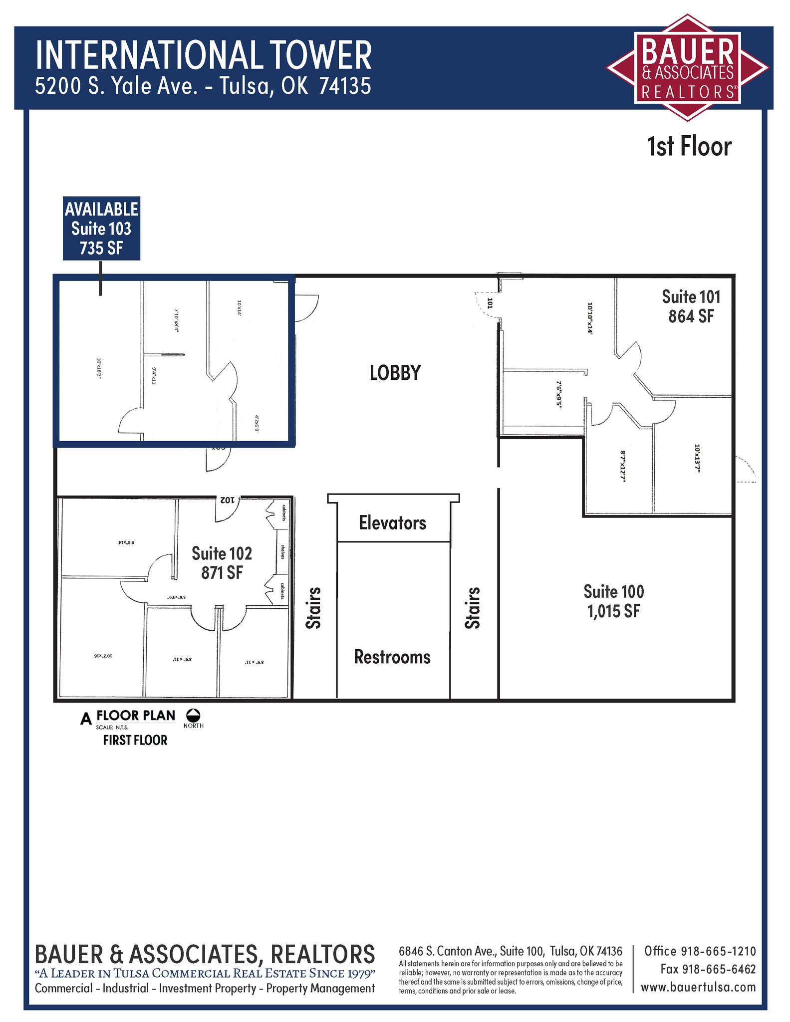 5200 S Yale Ave, Tulsa, OK à louer Plan de site- Image 1 de 1