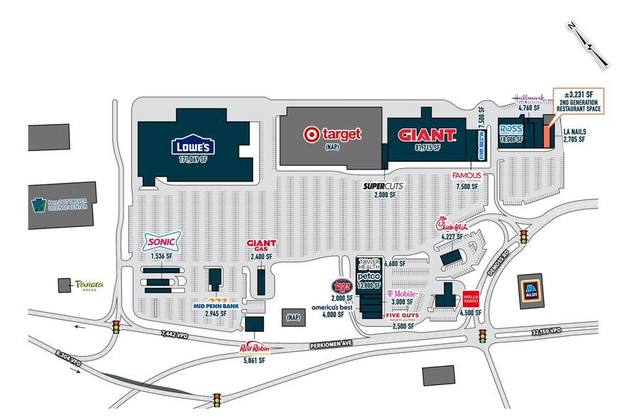 4711-4721 Perkiomen Ave, Reading, PA à louer - Plan de site - Image 3 de 4