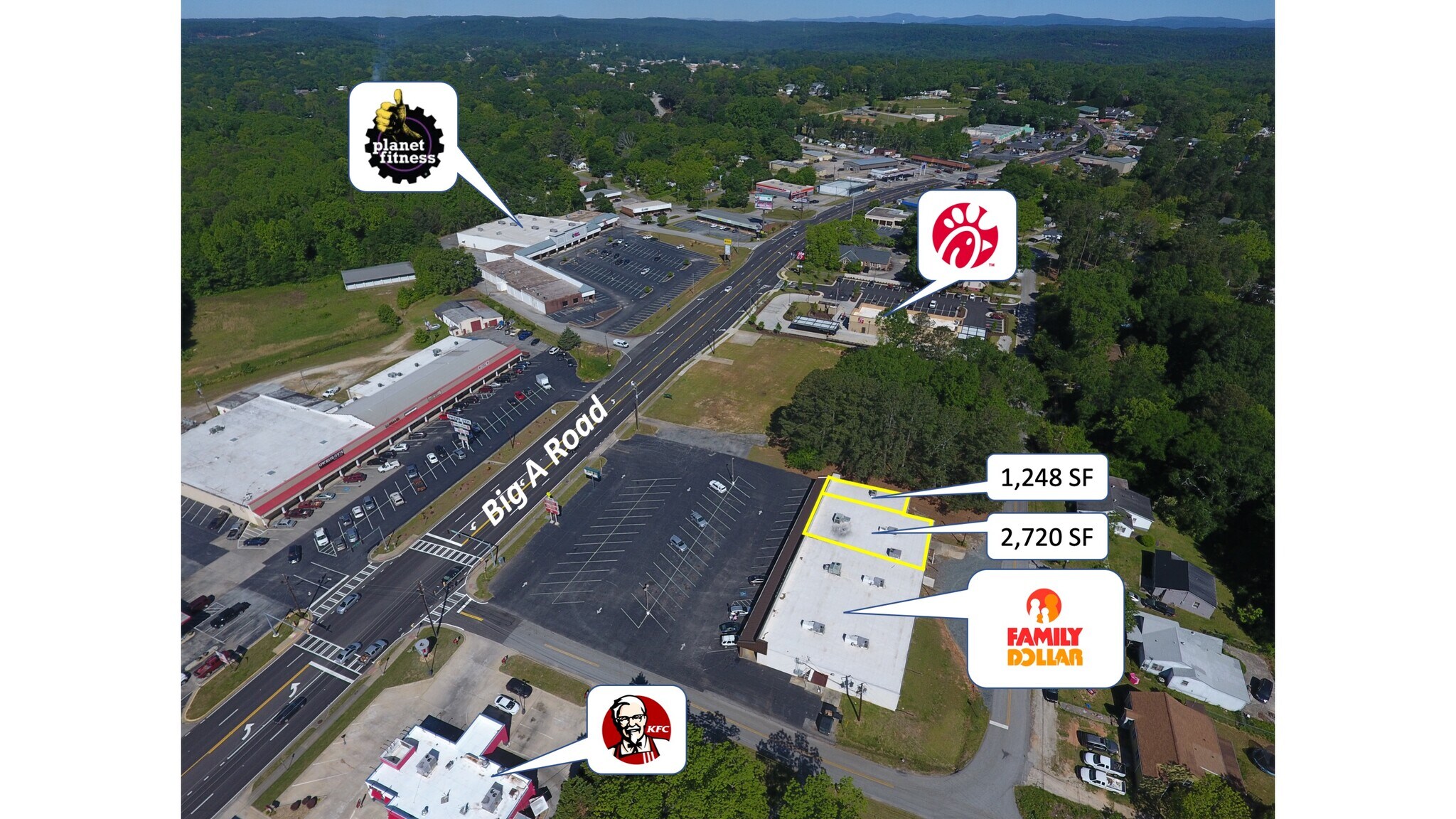 703-715 Big A Rd, Toccoa, GA for lease Building Photo- Image 1 of 11