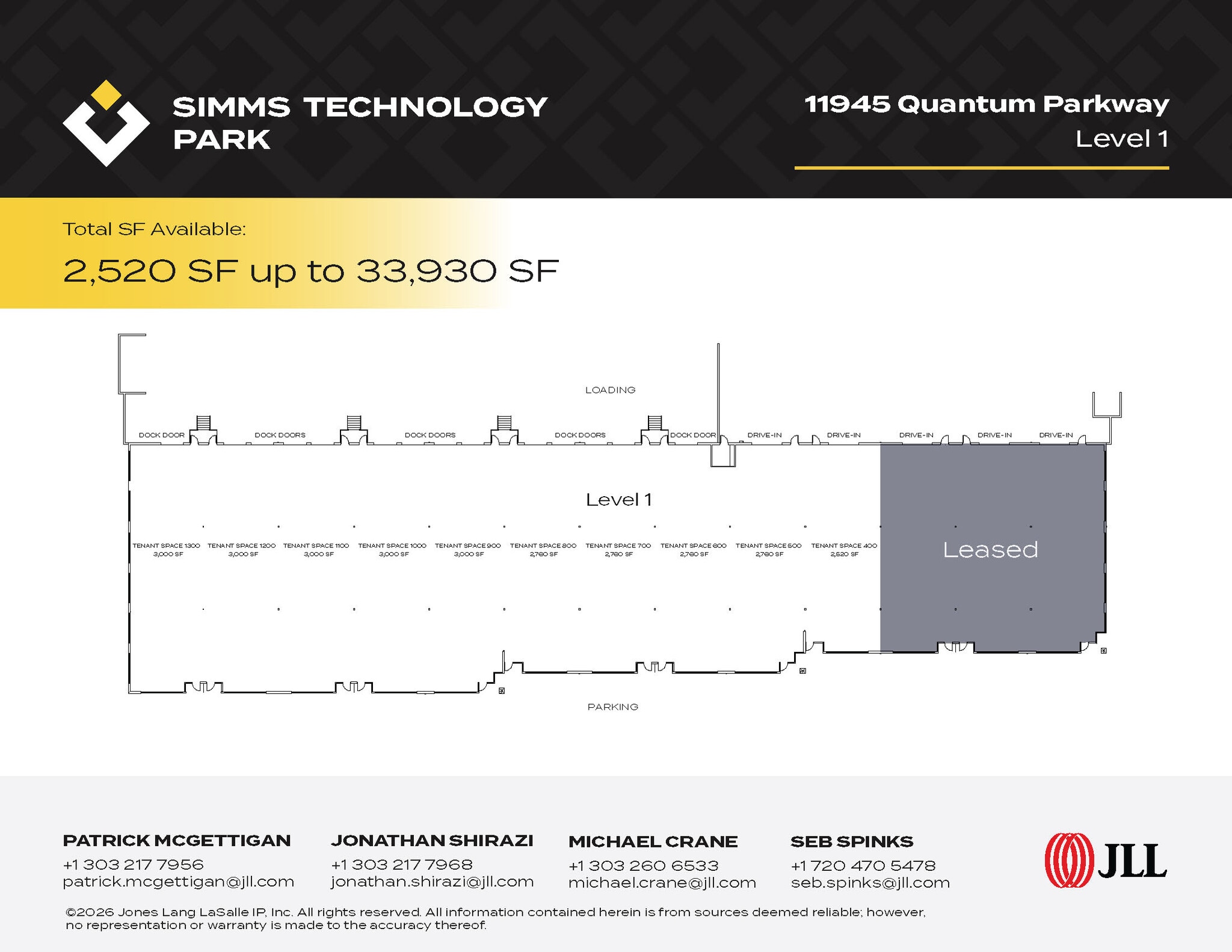 W 112th And Simms, Broomfield, CO for lease Floor Plan- Image 1 of 6