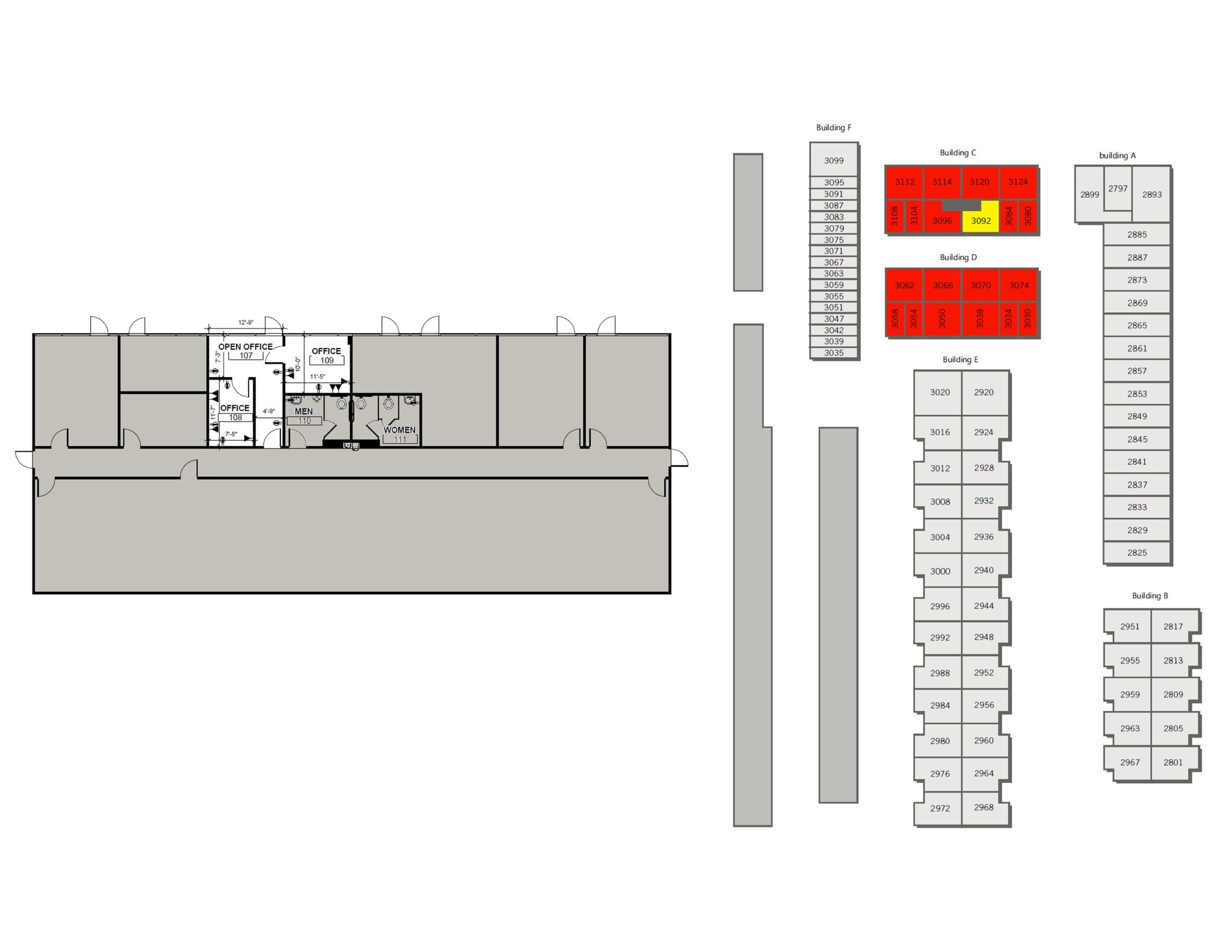 3035-3099 PS Business Center Dr, Woodbridge, VA for lease Site Plan- Image 1 of 2