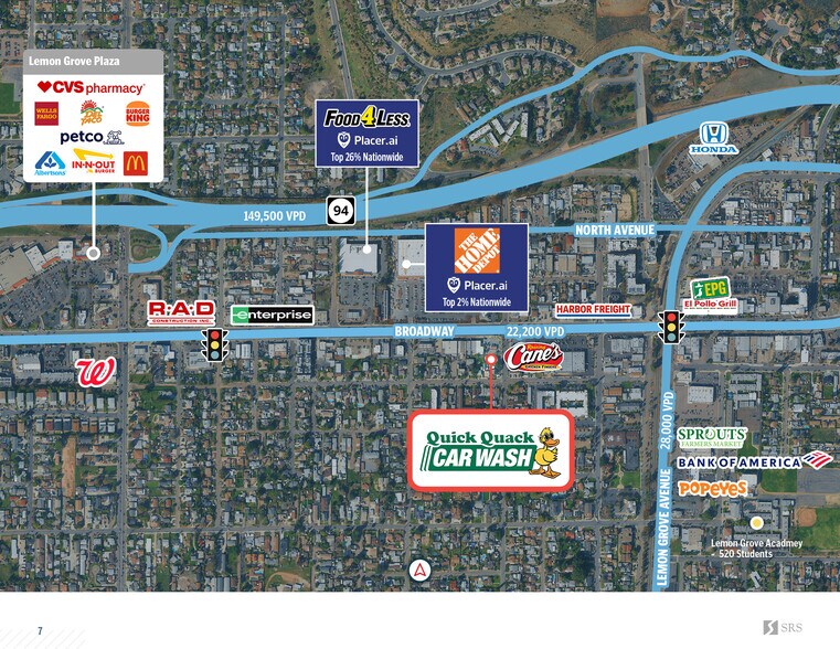 7559 Broadway, Lemon Grove, CA à vendre - Photo du bâtiment - Image 3 de 9