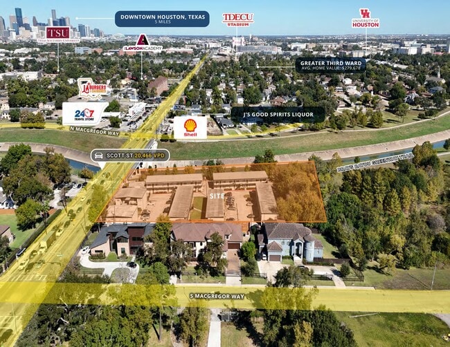 Plus de détails pour 5415 Scott St, Houston, TX - Terrain à vendre