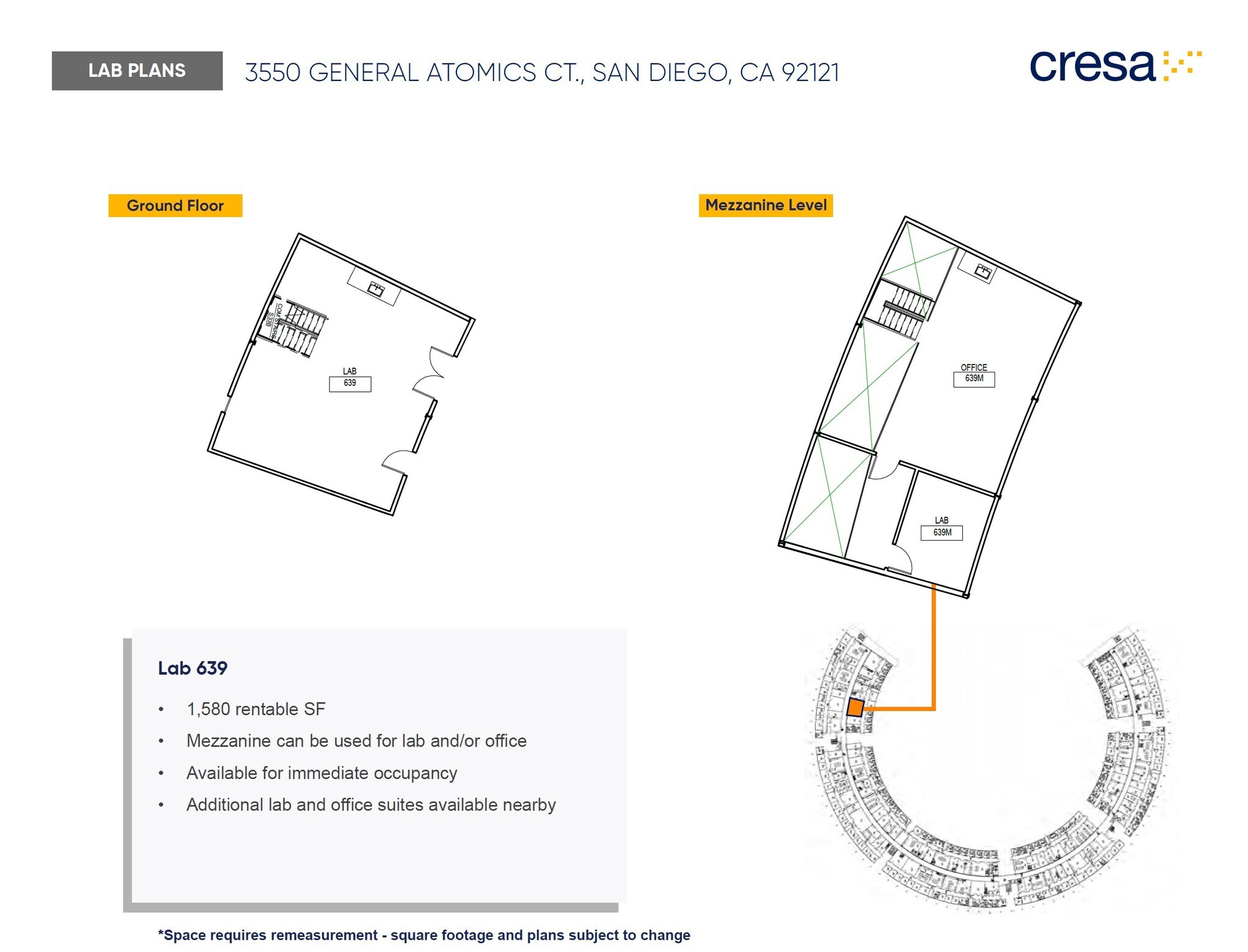 3550 General Atomics Ct, San Diego, CA for lease Floor Plan- Image 1 of 1
