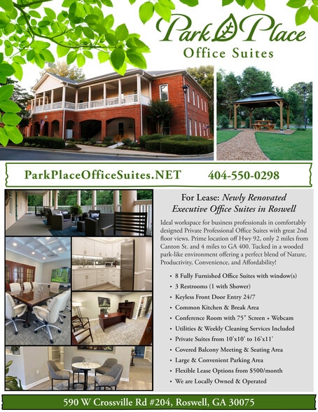 590 W Crossville Rd, Roswell, GA for lease - Building Photo - Image 3 of 29