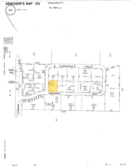 40990-40994 Encyclopedia Cir, Fremont, CA à louer - Plan cadastral - Image 3 de 4