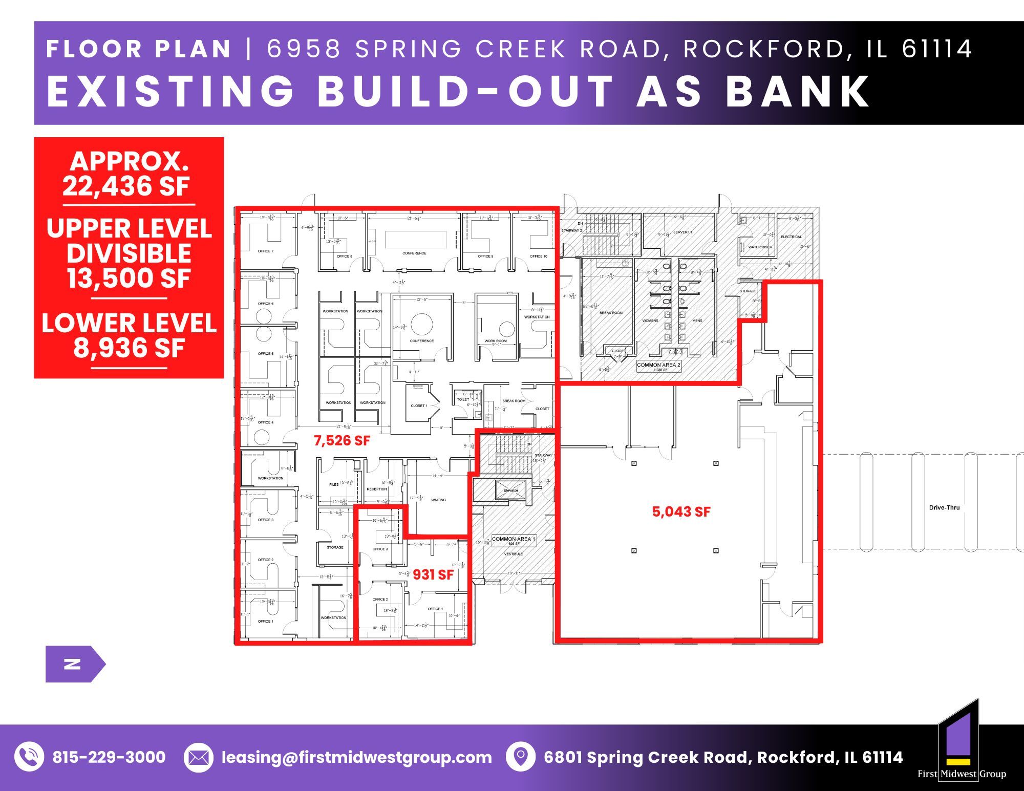 6958 Spring Creek Rd, Rockford, IL for lease Building Photo- Image 1 of 1