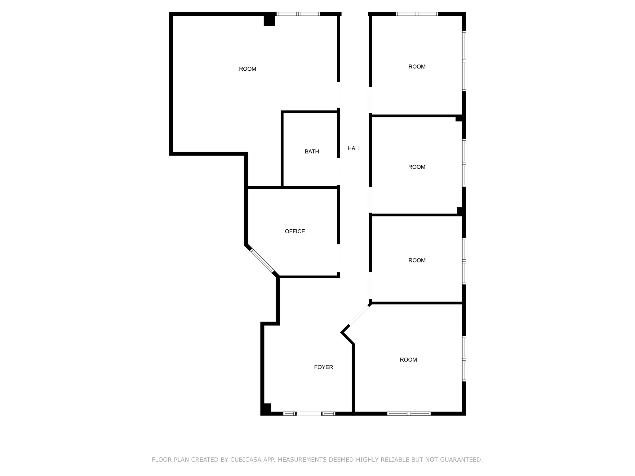 7622 N Maroa Ave, Fresno, CA for lease Floor Plan- Image 1 of 1