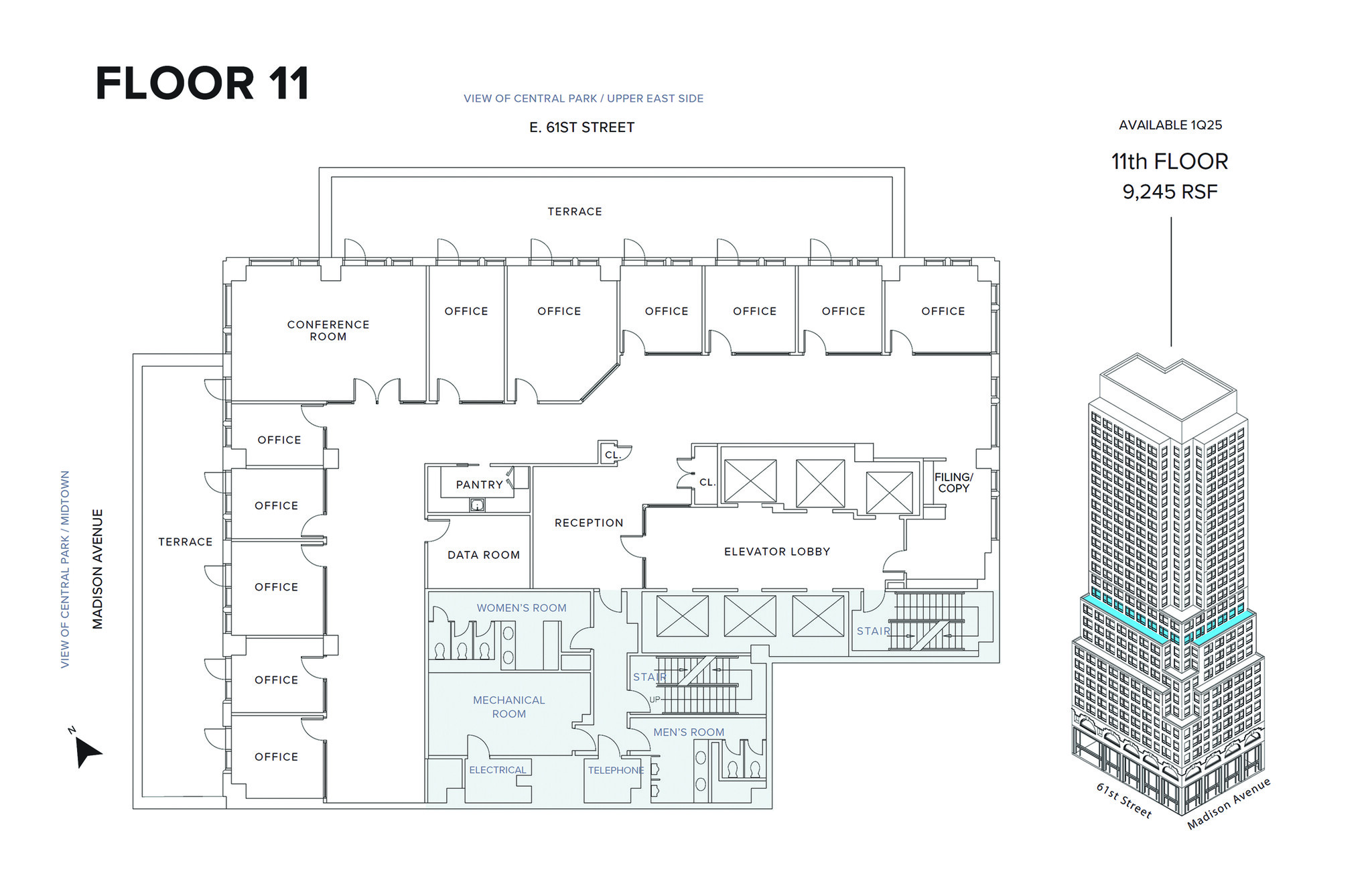 667 Madison Ave, New York, NY à louer Plan d  tage- Image 1 de 8