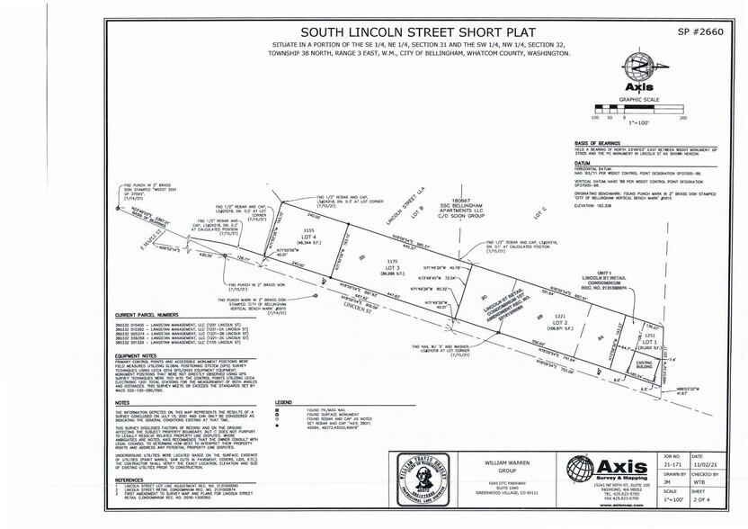 1233 Lincoln St, Bellingham, WA à vendre - Plan de site - Image 2 de 2