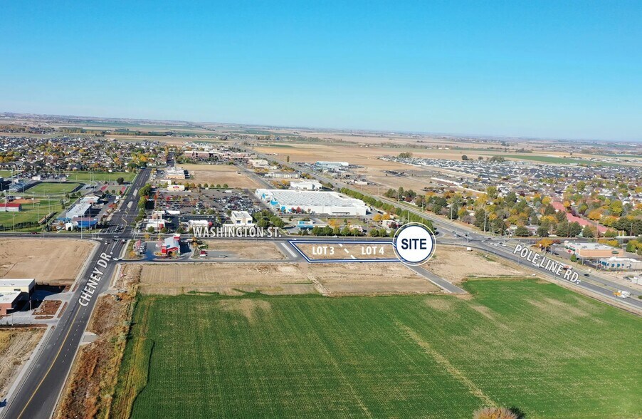 SEC Pole Line Rd, Twin Falls, ID for lease - Aerial - Image 2 of 3