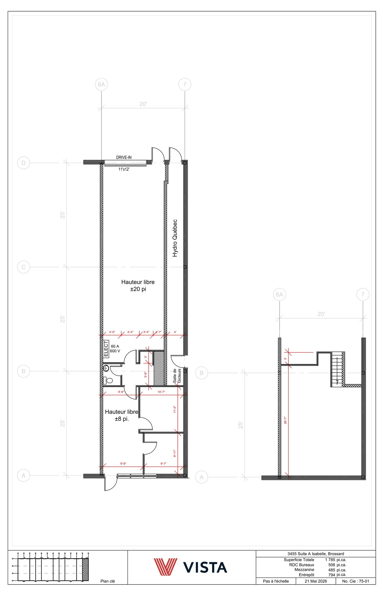 3455 Rue Isabelle, Brossard, QC for lease Site Plan- Image 1 of 1