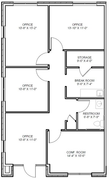 1630 W Prosper Trl, Prosper, TX for lease - Floor Plan - Image 2 of 14