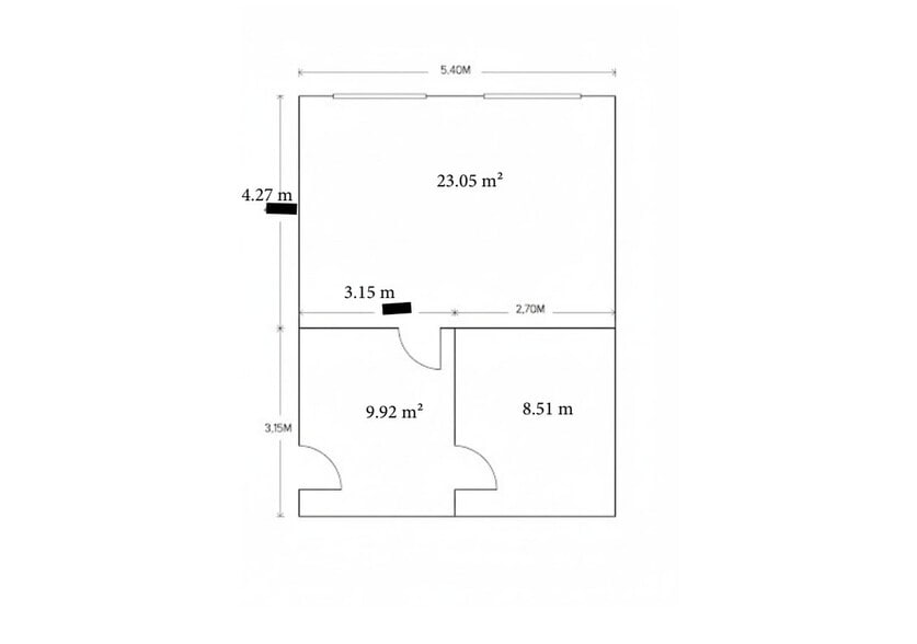 Office in Éguilles for lease - Floor Plan - Image 2 of 8