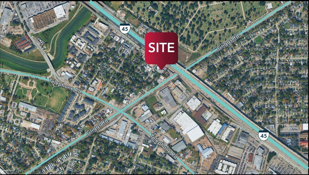 6502-6506 Gulf Fwy, Houston, TX à louer - Aérien - Image 2 de 3