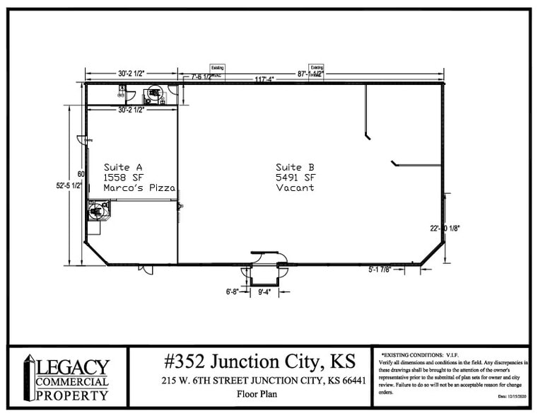 215 W 6th St, Junction City, KS à louer - Plan de site - Image 2 de 9